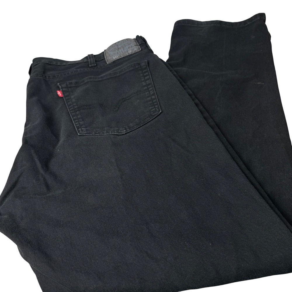 Levis 541 Athletic Taper Jeans Mens 40x32 Black‎ Denim Minimalist Casual Capsule